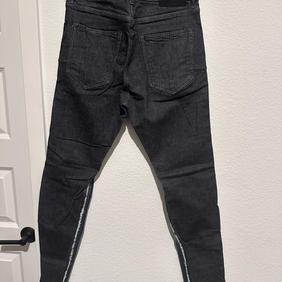 Purple Brand Skinny Jeans in Dark Blue and Gray - Picture 3 of 6